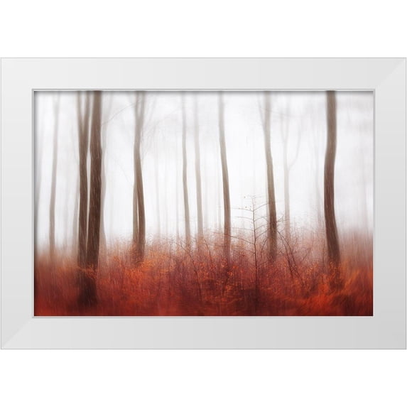 Davidsson, Gustav 14x11 White Modern Wood Framed Museum Art Print Titled - Endless Woods