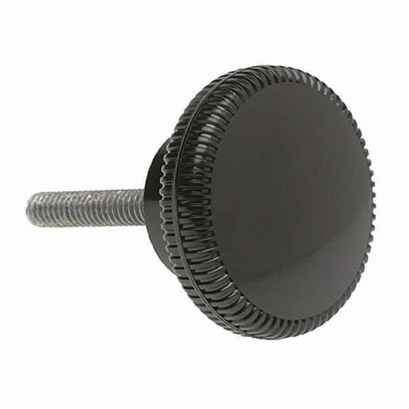 Davies Knurled Clamp Knob, Thread Size 1/4-20, 1"L 3065AT