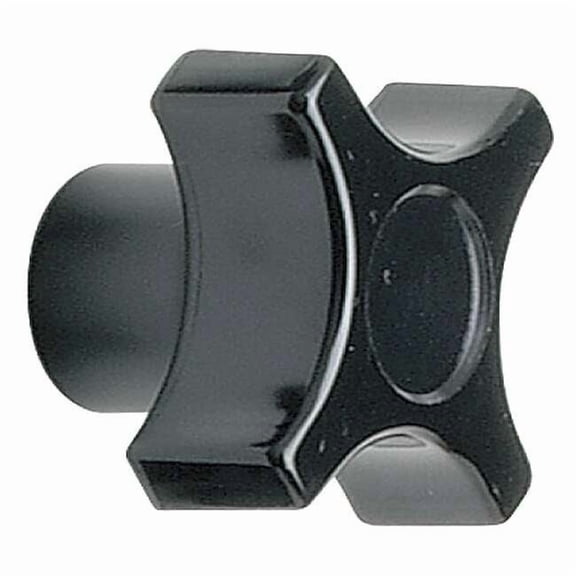 Four Prong Knob, Clamp Knob, 1/2-13 Size, 1.13"L, GP Phenolic 2840-B