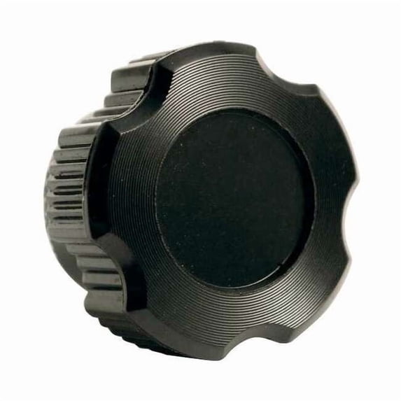 Davies Fluted Knob, 1/4-20 Thread Size, 0.89"L, Blind Tap, HR Phenolic 2850