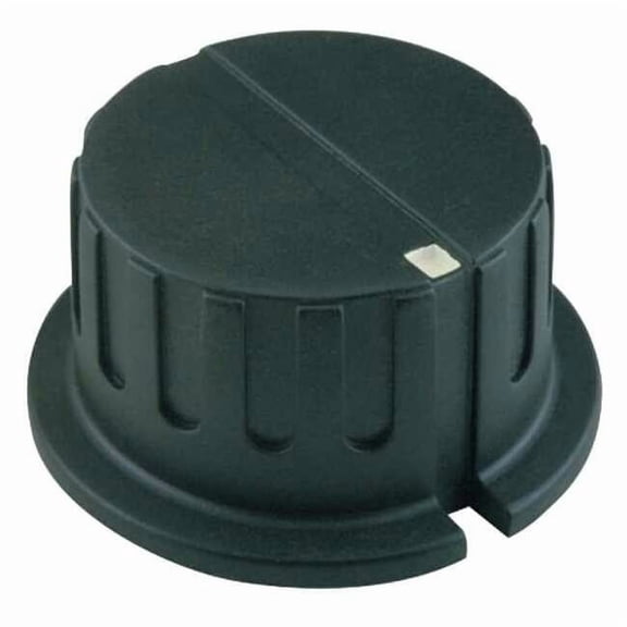 Davies Control Knob, 1/4" Thread Size, Bushing, Brass Type 1155