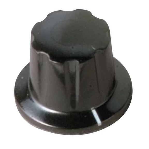 Davies Skirted Control Knob, Control Knob, 1/4" Size, 1/2"L, GP Phenolic 1910CS