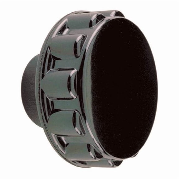 Davies Round Grip Clamp Knob,3/8-16 Size, 1.32"L, GP Phenolic 3015-A