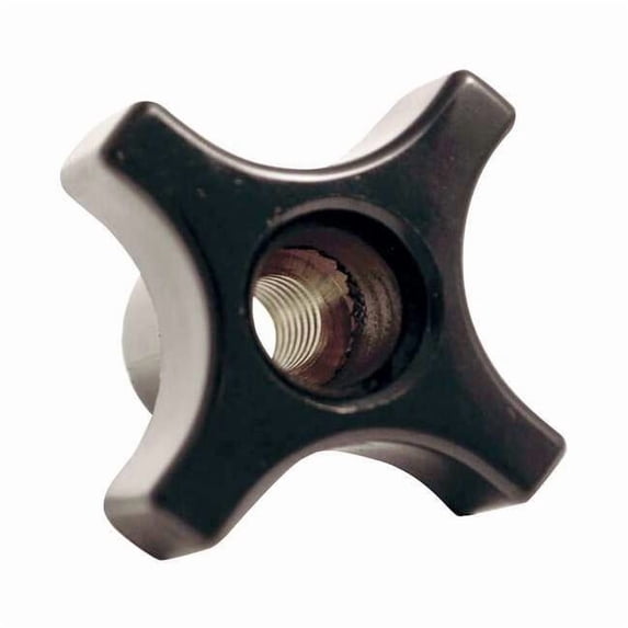 Davies Four Prong Knob, Clamp Knob, 1/2-13 Size, 1.14"L, HR Phenolic 2830BL