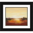 thumbnail image 1 of Davies, Sarah 23x20 Black Ornate Wood Framed with Double Matting Museum Art Print Titled - Opening, 1 of 4