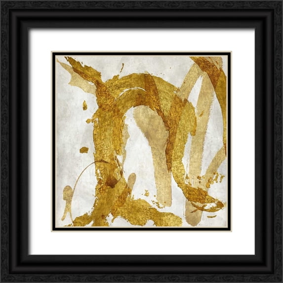 Davila, Jordan 15x15 Black Ornate Wood Framed with Double Matting Museum Art Print Titled - Jubilant I