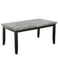 thumbnail image 1 of Steve Silver Napoli 5-piece 64-inch Gray Marble Dining Set, 1 of 10
