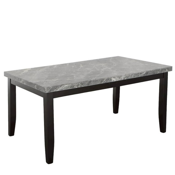 Steve Silver Napoli 5-piece 64-inch Gray Marble Dining Set