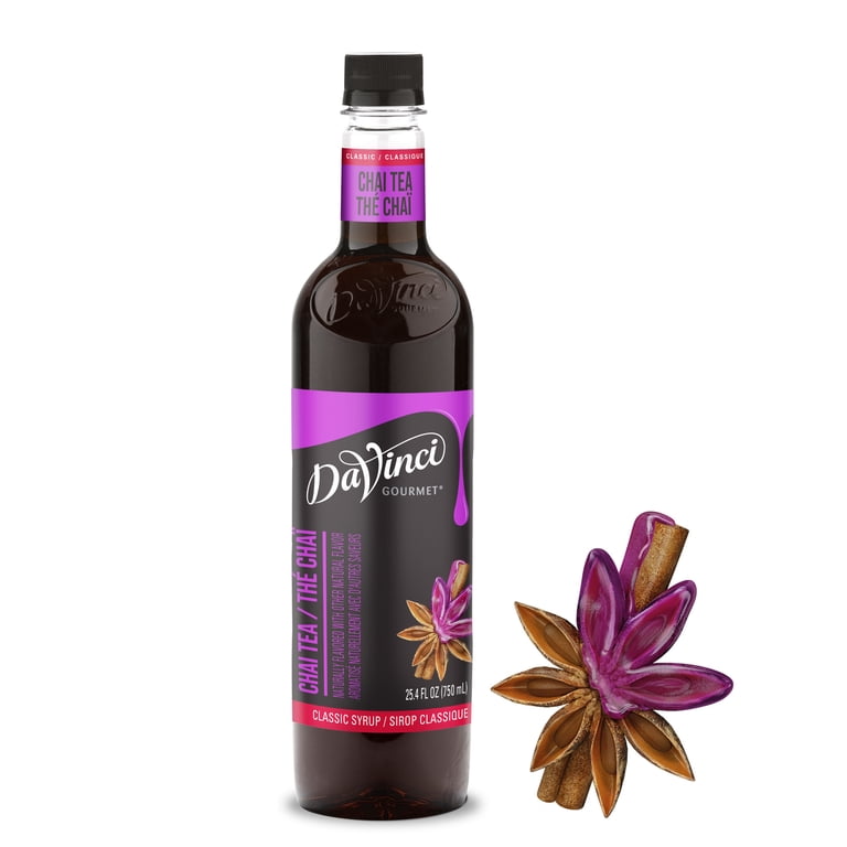 DaVinci Gourmet Spicy Chai Tea Mix, Flavorful 750 ml Concentrate