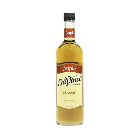 Davinci Gourmet Apple Syrup, 750 Milileter, 4 per case