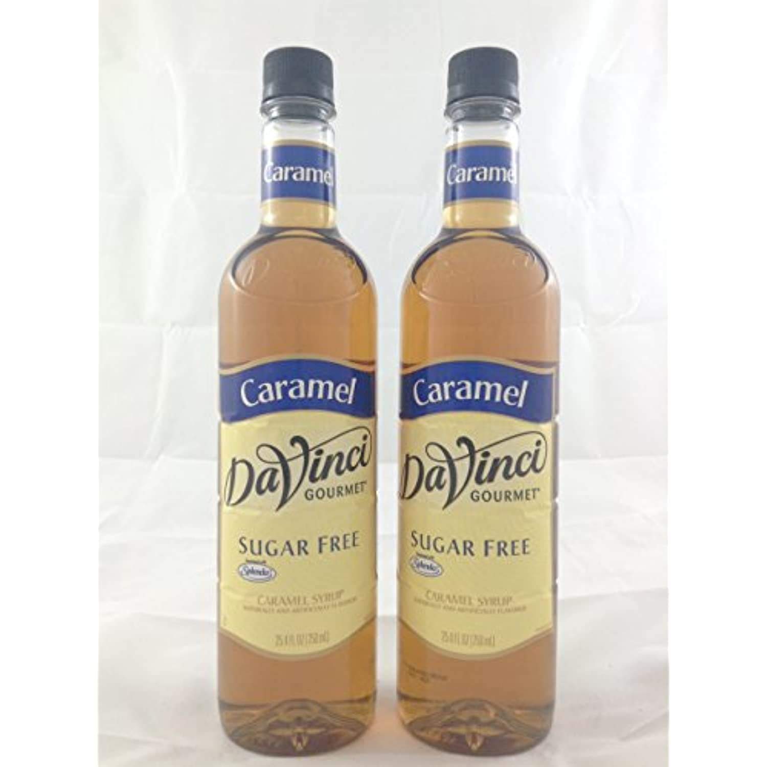 Davinci Gourmet Sugar Free Caramel Flavored Syrup 2 Bottles
