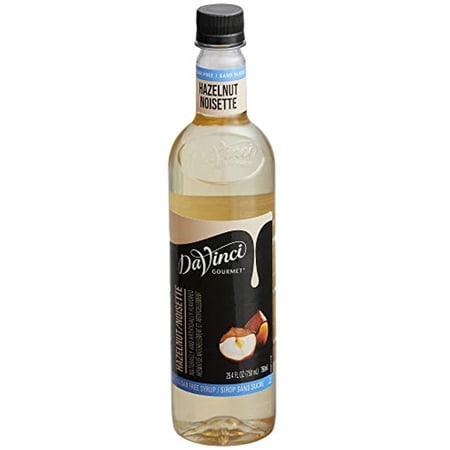 Davinci Gourmet Sugar Free Hazelnut Syrup, 750 Ml Plastic Bottle