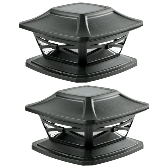 Davinci Light FlexFit Solar Post Cap Lights - Bright LEDs, Cordless, 4 x 4 5 x 5 6 x 6 Deck or Fence Posts