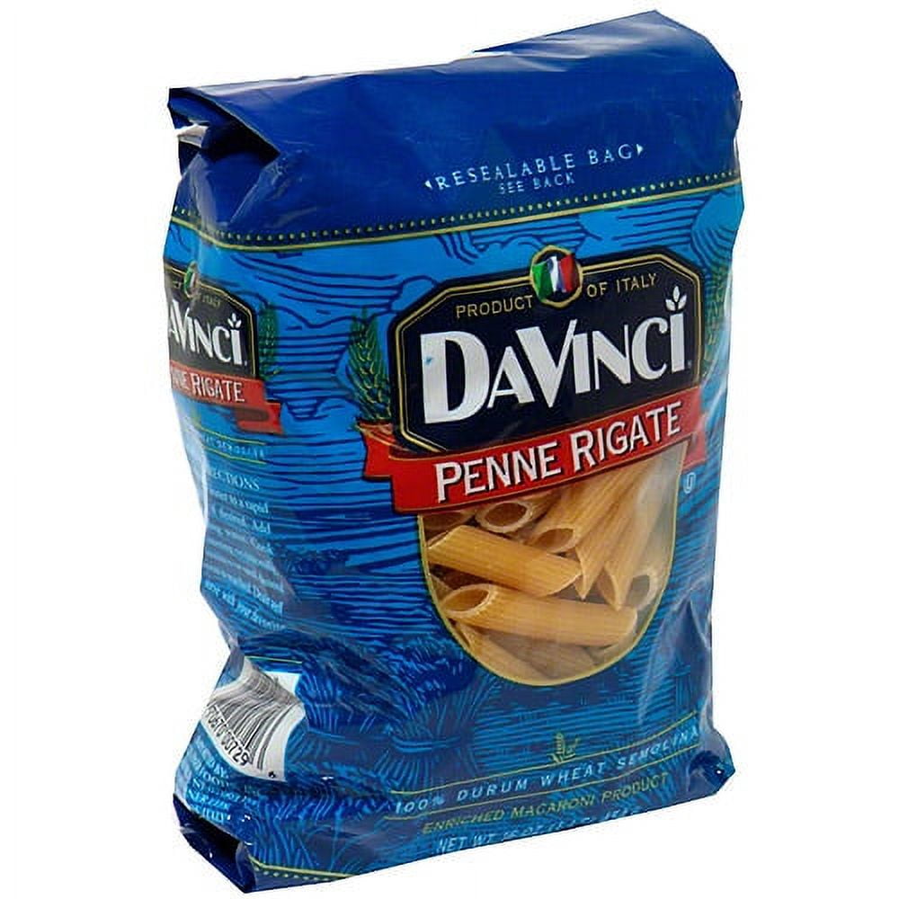 Davinci Penne Rigate Pasta, 16 oz (Pack of 12)