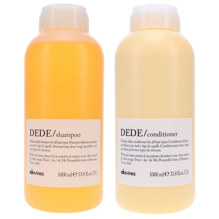 Davines DEDE Delicate Daily Shampoo 33.8 oz & Conditioner 33.8 oz Combo Pack