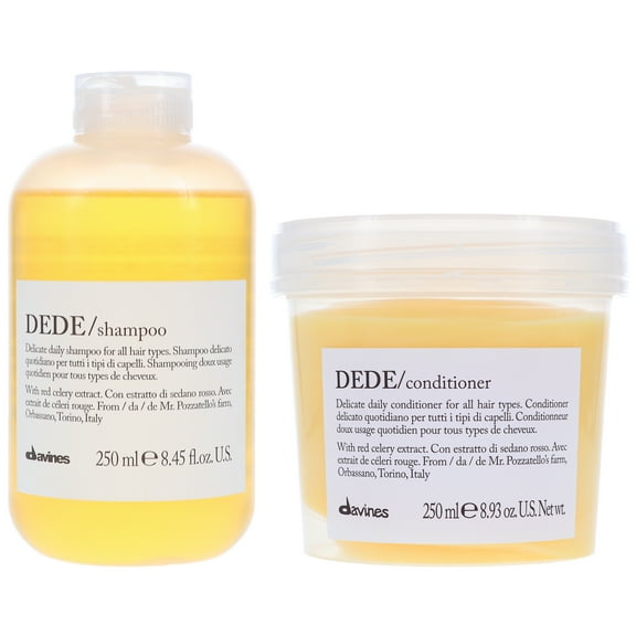 Davines DEDE Delicate Daily Shampoo 8.45 oz & Conditioner 8.93 oz Combo Pack