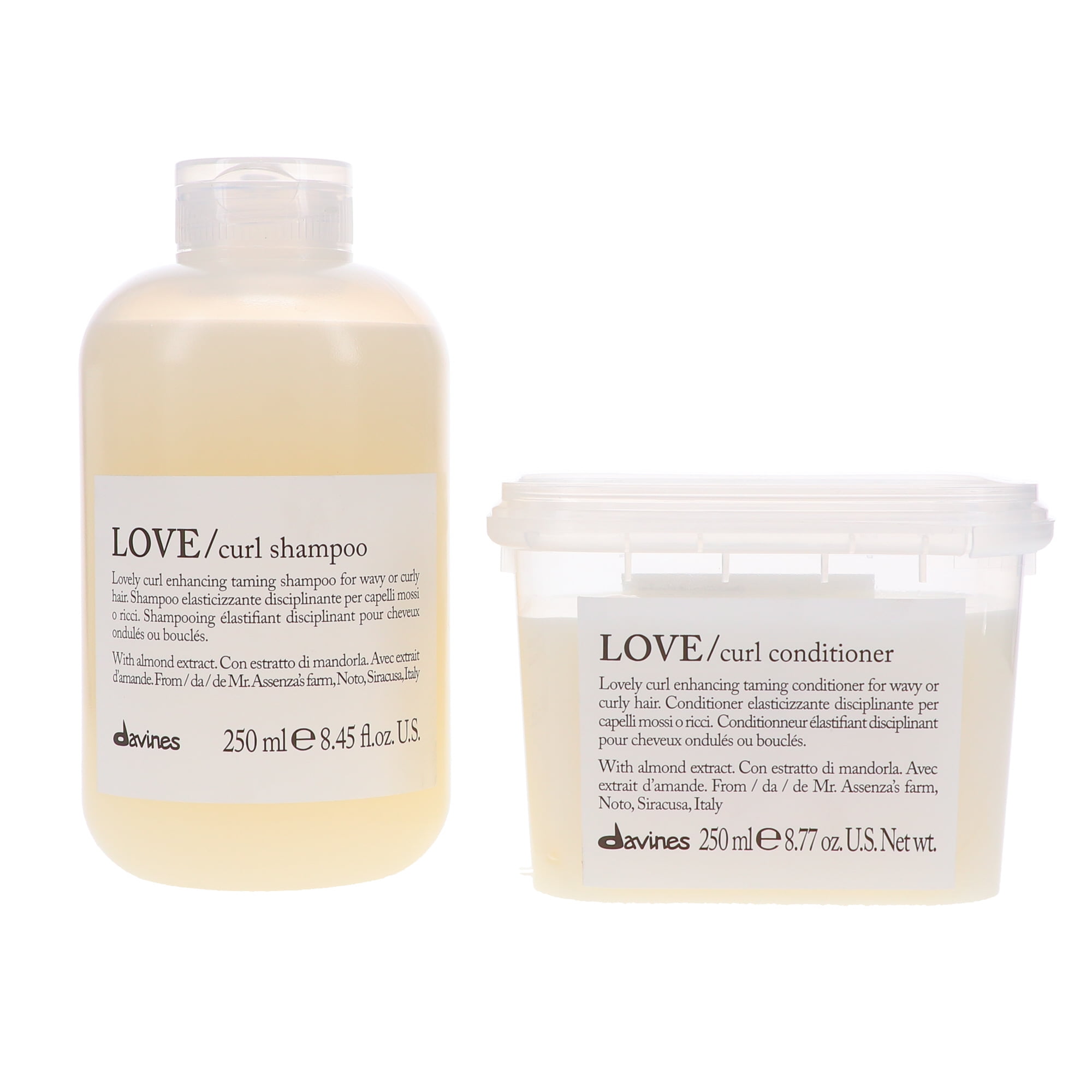 Davines Love Curl Enhancing Shampoo & Conditioner 250ml Walmart.com