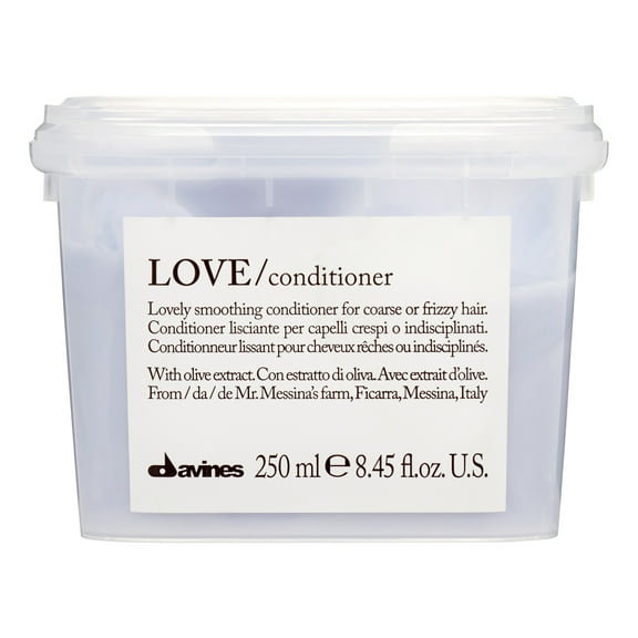 Davines Love Lovely Smoothing Conditioner for Harsh & Frizzy Hair, 8.45 Oz