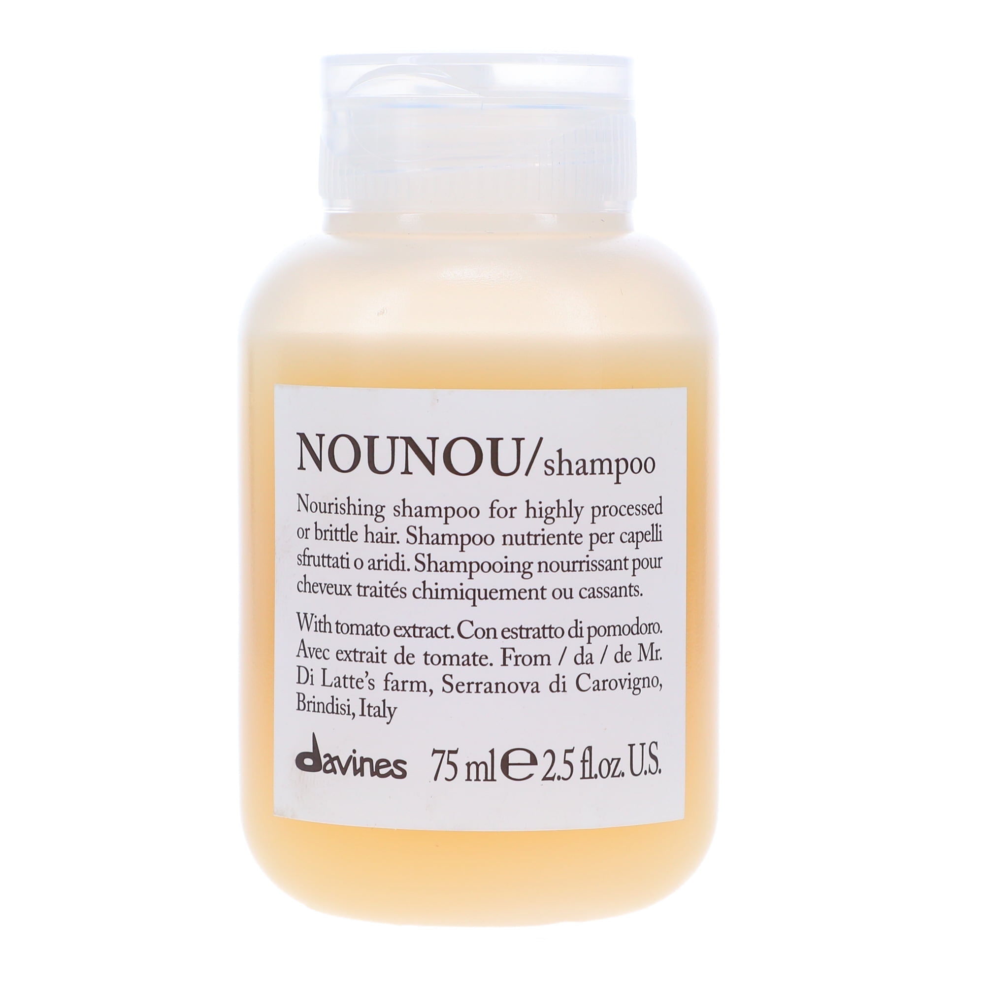 Davines NOUNOU Nourish Shampoo 2.5 oz - Enhances Shine