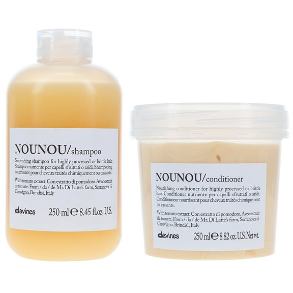 Davines NOUNOU Nourishing Shampoo 8.45 oz & Conditioner 8.82 oz Combo Pack