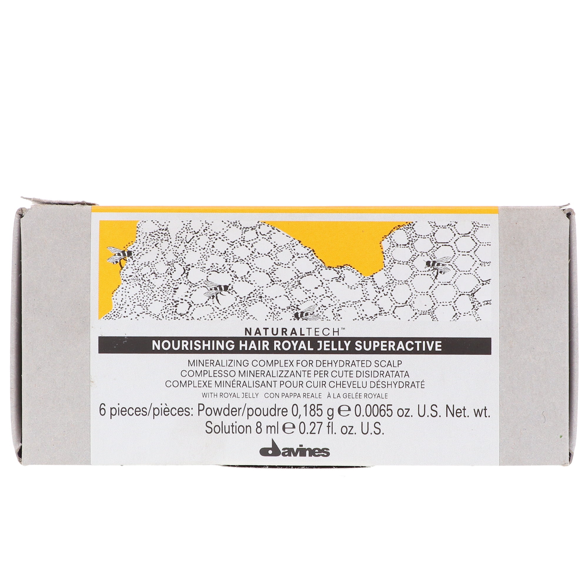 Davines NaturalTech Nourishing Hair Royal Jelly Superactive 0.27 oz