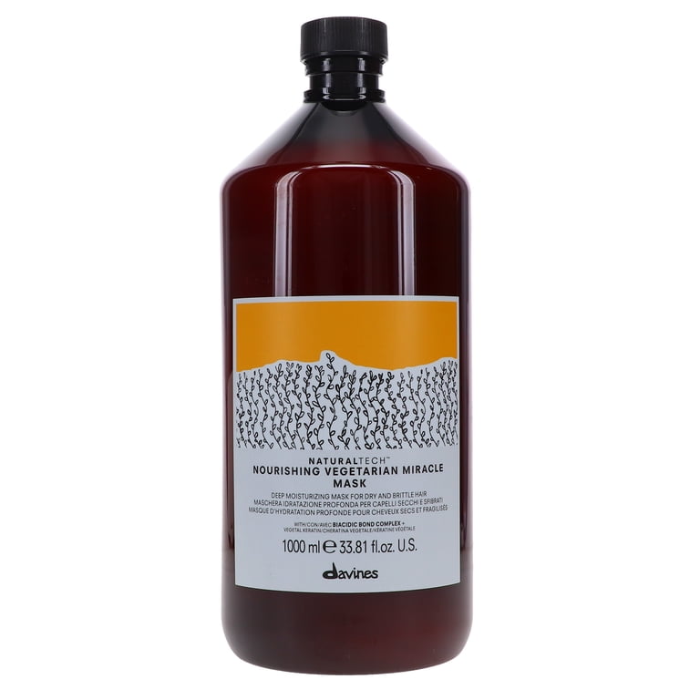 Davines ナチュラルティック　N　1000ml Davines, Nourishing Vegetarian Miracle Mask, 33.8 oz - Walmart.com