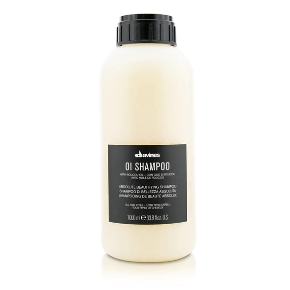 Davines Oi Absolute Beautifying Shampoo with Roucou Oil for All Hair Types, 33.8 oz