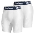 thumbnail image 1 of Davion Compression Shorts Men with Cup Pocket,Baseball Sliding Shorts for Men Football Biking Running（Whte-XL）, 1 of 1