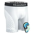 thumbnail image 1 of Youth Boys Padded Sliding Shorts with Athletic Cup Pocket, Baseball Cup Underwear Compression Shorts for Sports (White S), 1 of 7