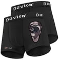 thumbnail image 1 of Davion Youth Boys Baseball Cup Underwear with Soft Protective Athletic Cup Compression Shorts for Baseball,Football, Lacrosse(Black-M), 1 of 6