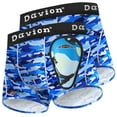 thumbnail image 1 of Davion Youth Boys Baseball Cup Underwear with Soft Protective Athletic Cup Compression Shorts for Baseball,Football, Lacrosse(Blue Ocean-M), 1 of 10