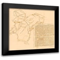 thumbnail image 1 of Davis 16x15 Black Modern Framed Museum Art Print Titled - Fairfax County Virginia - Davis 1748, 1 of 5