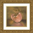 thumbnail image 1 of Davis 26x26 Gold Ornate Wood Framed with Double Matting Museum Art Print Titled - Crystal Mate I, 1 of 4