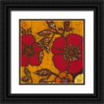 thumbnail image 1 of Davis, Andrea 15x15 Black Ornate Wood Framed with Double Matting Museum Art Print Titled - Fire Bloom II, 1 of 4