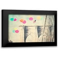 thumbnail image 1 of Davis Ashley 14x11 Black Modern Framed Museum Art Print Titled - Bright balloons on bridge, 1 of 5