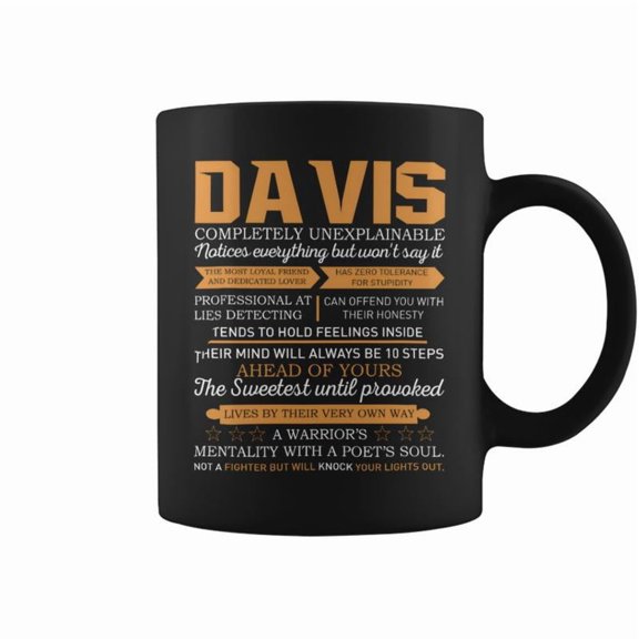Davis Completely Unexplainable Notices Everything But WonT Say It Name Coffee Mugs