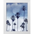 thumbnail image 1 of Davis, Devon 15x18 White Modern Wood Framed Museum Art Print Titled - Beach Palms Indigo I, 1 of 4