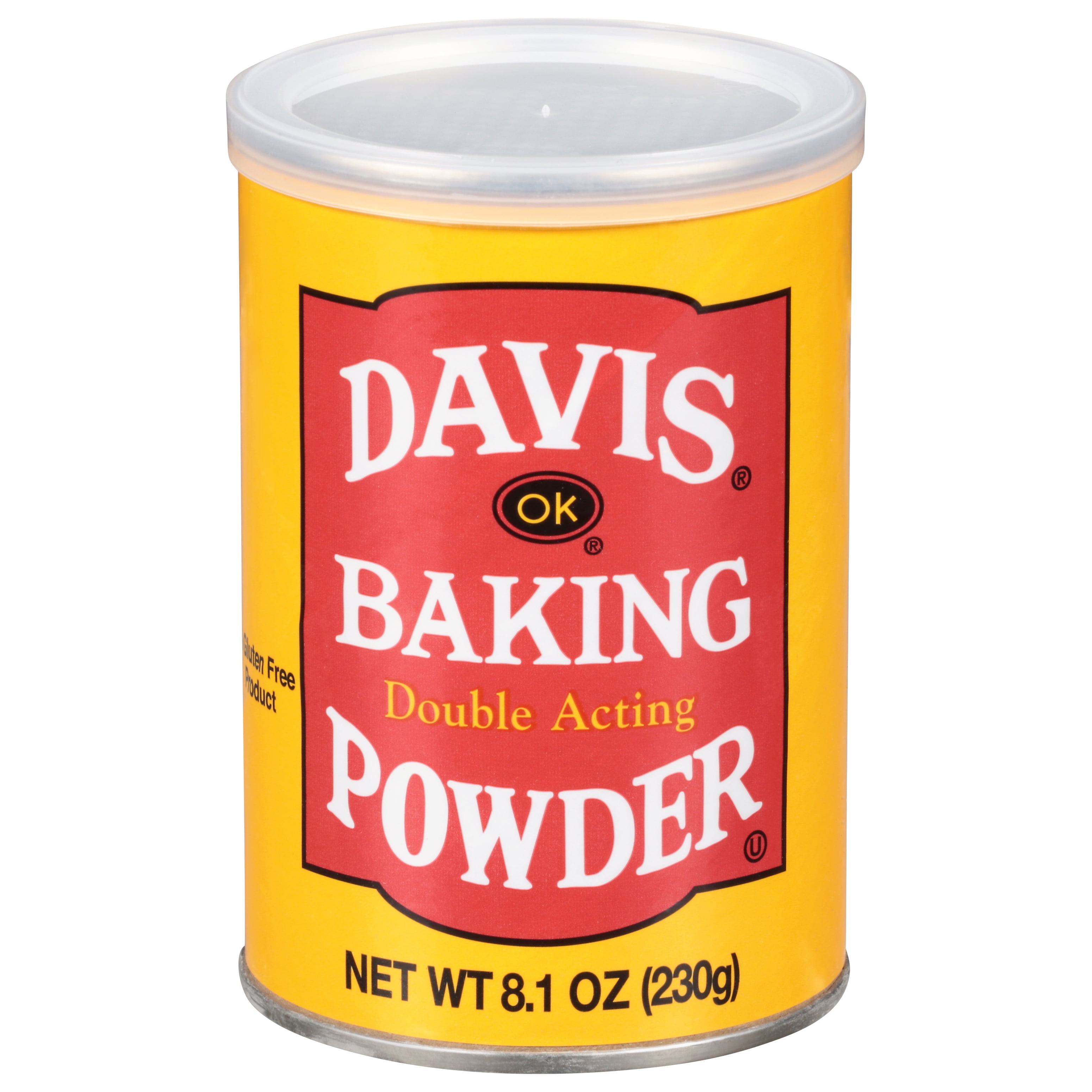 Davis Gluten-Free Vegan Double Acting Baking Powder, 8.1 oz