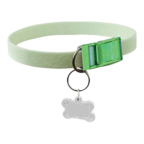 Davis FurEver Brite Glow in The Dark Pet Safety Collar, Small to Medium