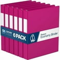 thumbnail image 1 of Davis Group Premium Economy, Angle D Ring, Binder, 6 Pack (Pink, 1"), 1 of 7