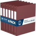thumbnail image 1 of Davis Group Premium Economy, Round Ring, Binder, 6 Pack (Burgundy, 1"), 1 of 7