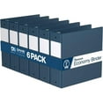 thumbnail image 1 of Davis Group Premium Economy, Round Ring, Binder, 6 Pack (Navy Blue, 3"), 1 of 8