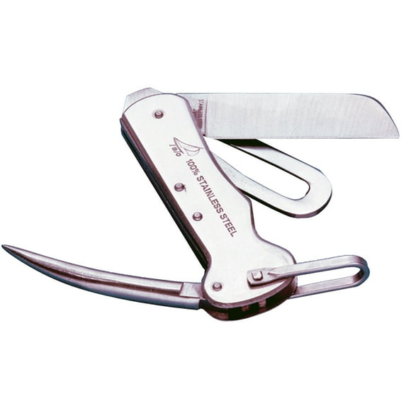 Davis Instruments Deluxe Stainless Steel Rigging Tool and Knife 4.5 inch