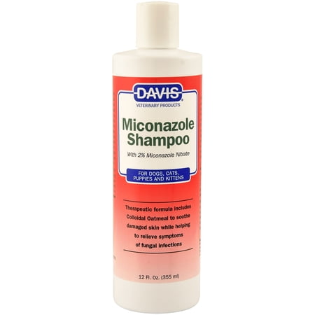 Davis Miconazole Pet Fungal Shampoo Dogs Cats 12 oz.