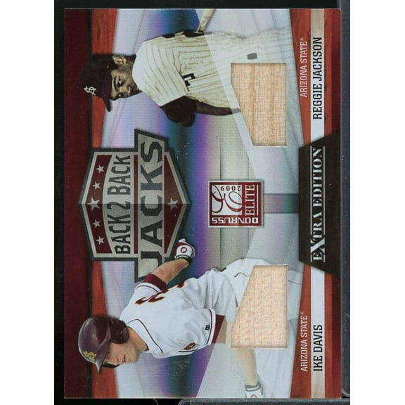Davis/Reggie Jackson 2009 Donruss Elite Extra Edition Back to Back Materials #1