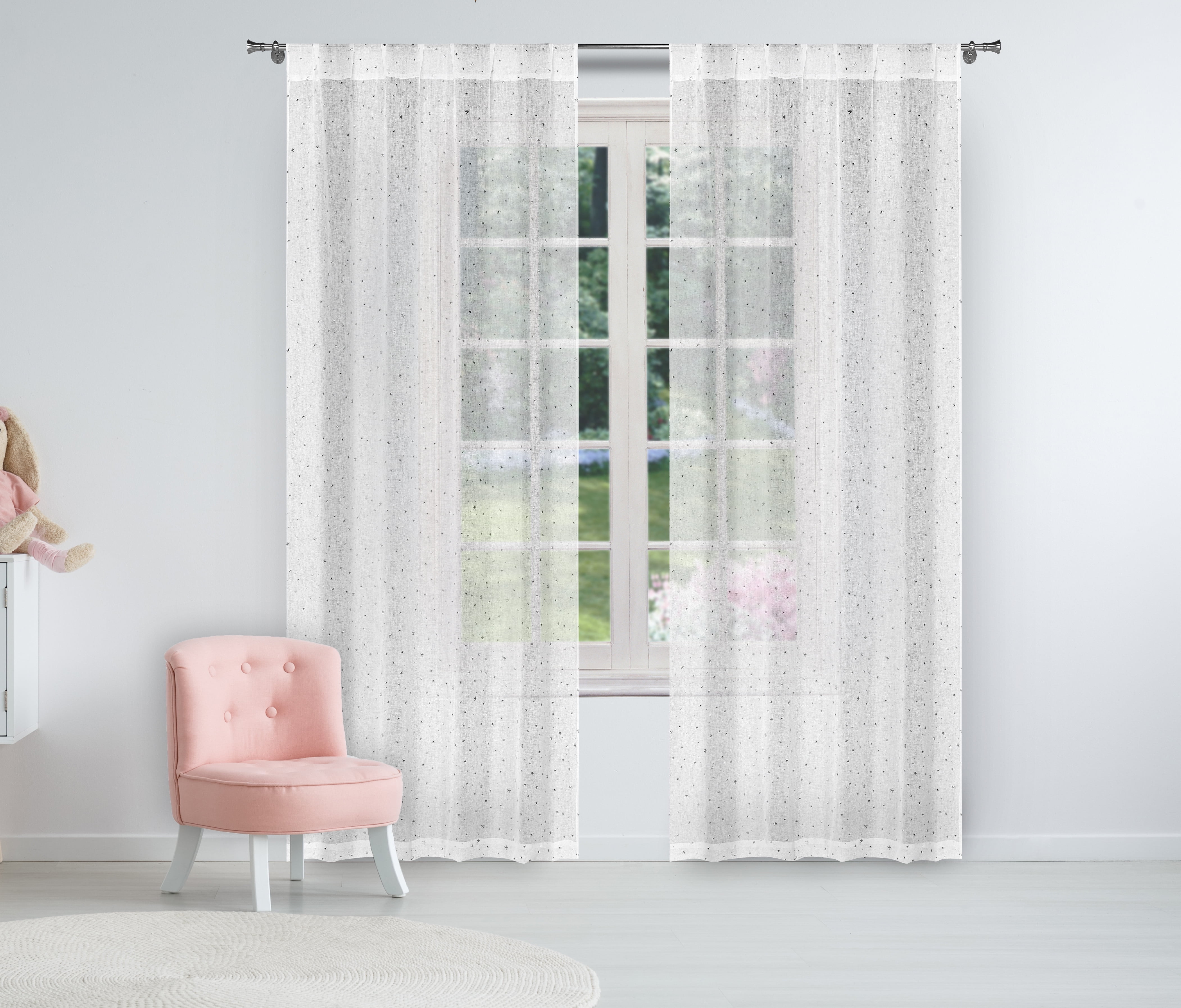 Davis Solid Kids' Window Curtains