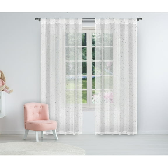 Davis Solid Kids' Window Curtains