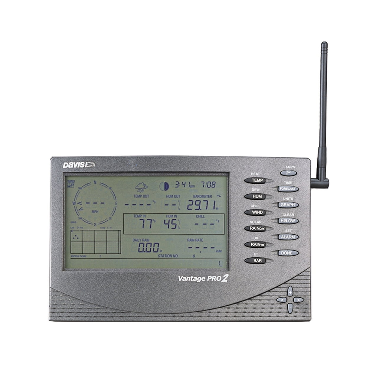 Davis Vantage Pro2 Wireless Console Receiver - 2Nd Station - Walmart.com