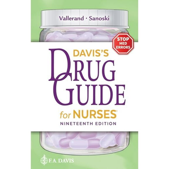 Pre-Owned Davis's Drug Guide for Nurses, 9781719650038, 1719650039, Paperback, Nineteenth edition