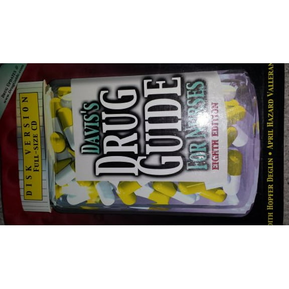 Pre-Owned Davis's Drug Guide for Nurses (Book with CD-ROM for Windows and Macintosh, 2.0) (Paperback) 0803609388 9780803609389